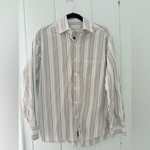 Alex Cannon Multicolor Striped Button Down Shirt / M